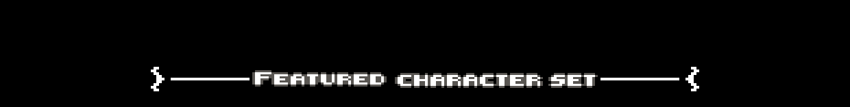 Featured character set